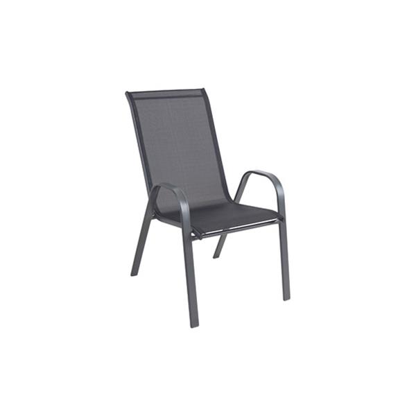 SILLON ACERO TEXTILENE GRIS ANTRACITA