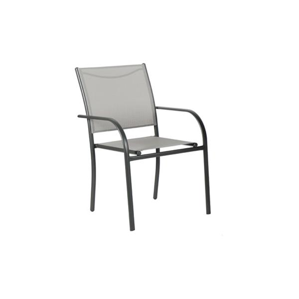 SILLON ACERO TEXTILENE GRIS CLARO