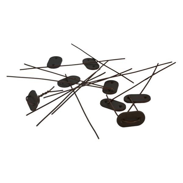 FIJACION CA&Ntilde;IZO PCV 26 UDS MARRON