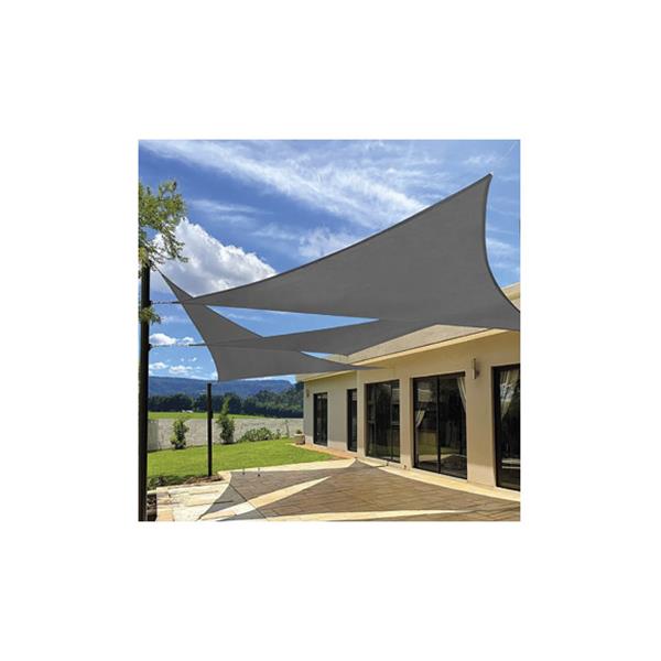 TOLDO VELA SOMBREO TRIANGULAR IMPERMEABLE POLIESTER 5 X 5 X 5 M ANTRATICA