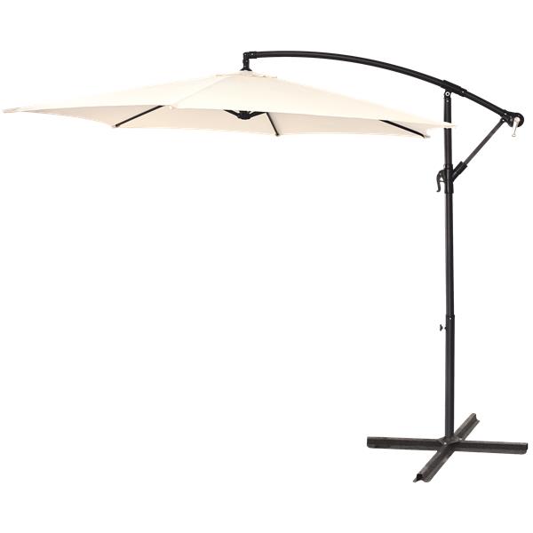 PARASOL ALUMINIO EXCENTRICO BEIGE 3 M