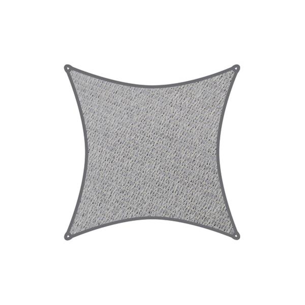 TOLDO VELA SOMBREO CUADRADO GRADE SAIL 340 GR 5,4X5,4 M GRIS CLARO
