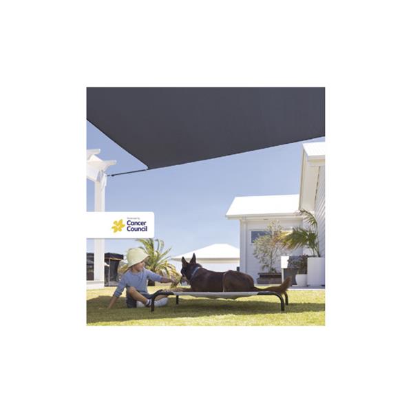 TOLDO VELA SOMBREO RECTANGULAR HEATSHIELD 180 GR 5 X 3 M ANTRACITA