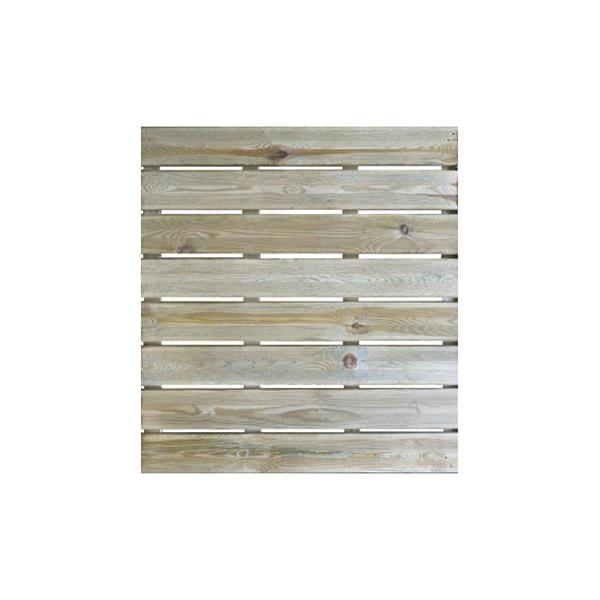 LOSETA MADERA RANURADA JULIA 100 X 100 CM