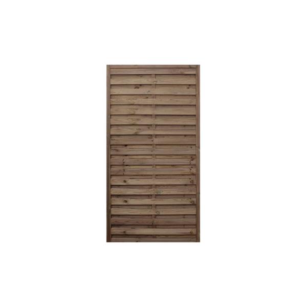 PANEL DE MADERA CON MARCO NOA 90 X 180 CM MARRON