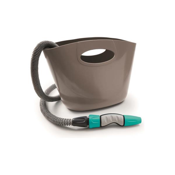 MANGUERA EXTENSIBLE AQUAPOP GRIS HASTA 15 CON ACCESORIOS