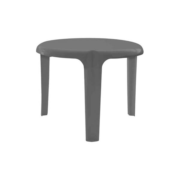 MESA AUXILIAR RESINA 50 X 39 CM ANTRACITA