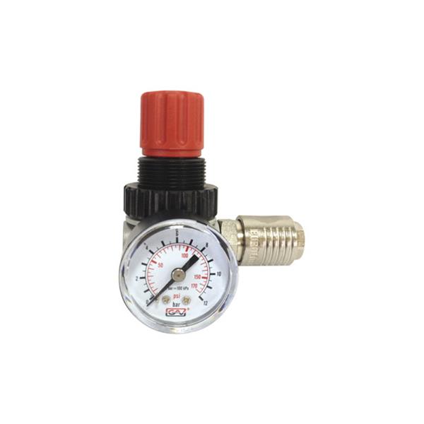 REGULADOR COMPRESOR CON ENCHUFE RAPIDO Y MANOMETRO UNIVERSAL