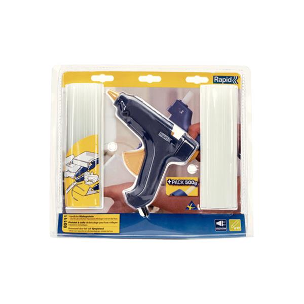 PISTOLA ENCOLAR TERMOFUSIBLE 250 WT 12 MM EG111 + 500 GRS ESSELTE