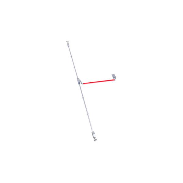 ANTIPANICO SOBREPONER  GLOBAL 90CM 2 PUNTO NEGRO/ROJO