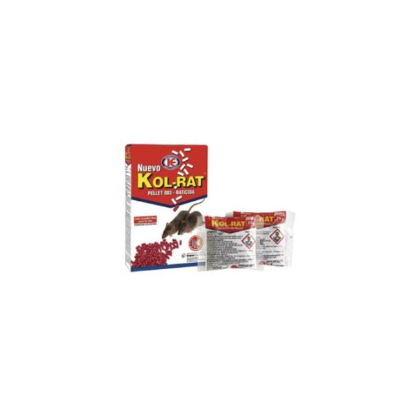 RATICIDA EN PELLET 6 BOLSAS X 25 GR KOL-RAT