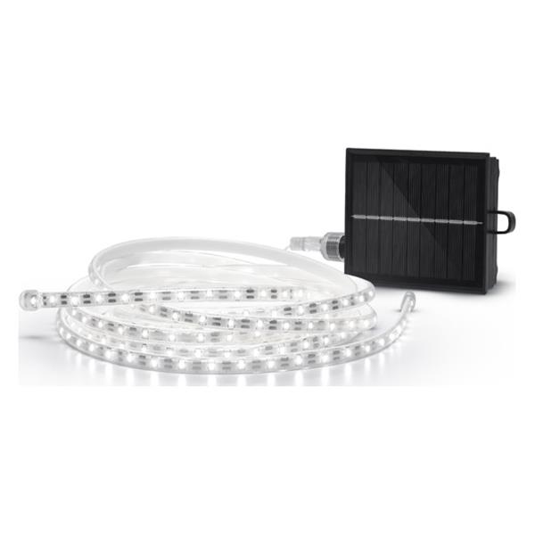 TIRA LED CON PLACA SOLAR URIEL? 7 METROS 50 LM 3000K CARGA HIBRIDA USB C