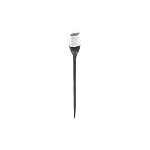 BALIZA SOLAR OLIMPIA CON EFECTO LLAMA 55LM 1600K SENSOR CREPUSCULAR