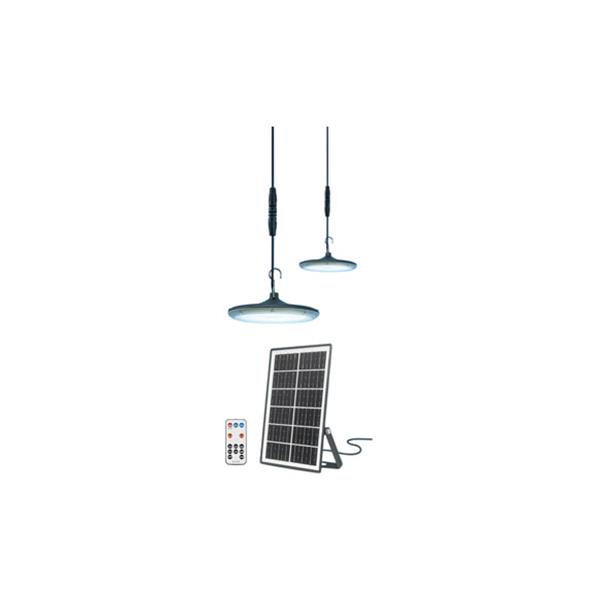 LAMPARA LED SOLAR GLORIA 2 X 500LM CON PLACA FOTOVOLTAICA IP65  4000K 120&ordm; 20M2