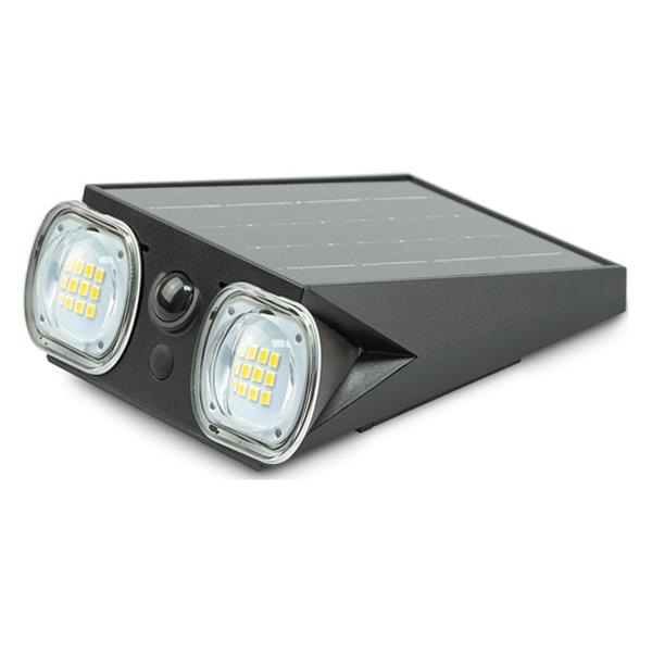 APLIQUE LED SOLAR MANTIS 800LM SENSOR CREP. 26H IP44 D/MOVIMIENTO 4000K 60&ordm; BATERIA REEMP. 25M2
