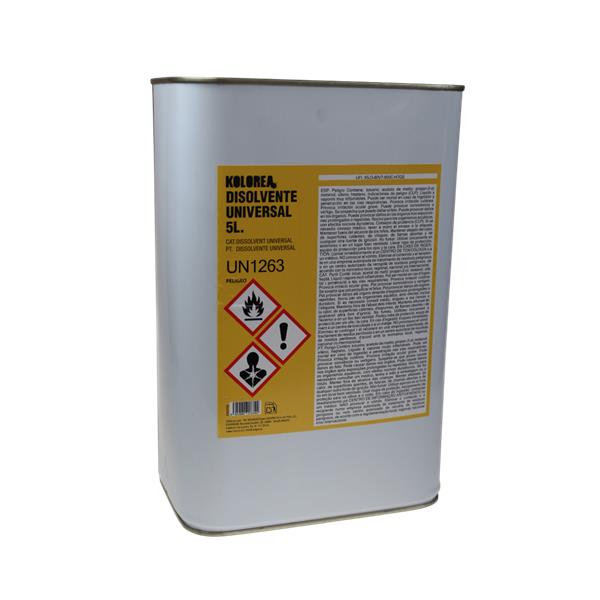 DISOLVENTE UNIVERSAL ENVASE METALICO 5 L