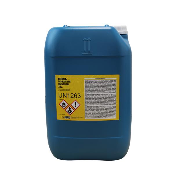 DISOLVENTE UNIVERSAL ENVASE PLASTICO 25 LT KOLOREA
