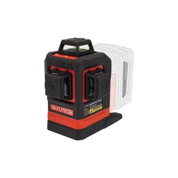 NIVEL LASER VERDE 3D  MULTI-BATERIA 18V MAX ACHA