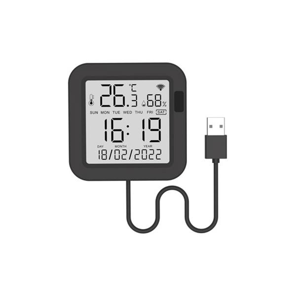 CONTROL REMOTO IR UNIVERSAL CON SENSOR TEMPERATURA Y HUMEDAD COMPATIBLE AIRE ACONDICIONADO DISPLAY FECHA HORA