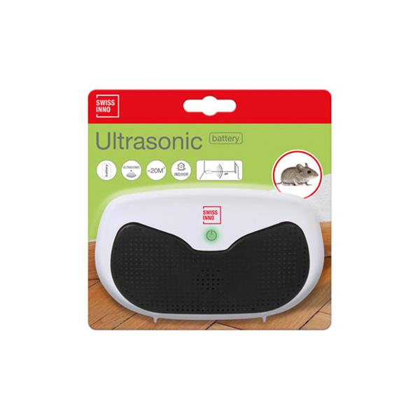AHUYENTA ROEDORES ULTRASONICO BATERIA 20M&sup2;
