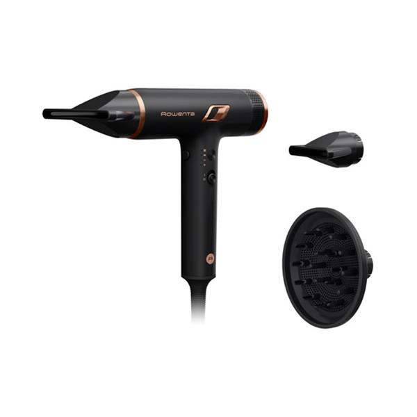 SECADOR DE PELO NANO NEGRO 1700 WT HY8310F0 ROWENTA