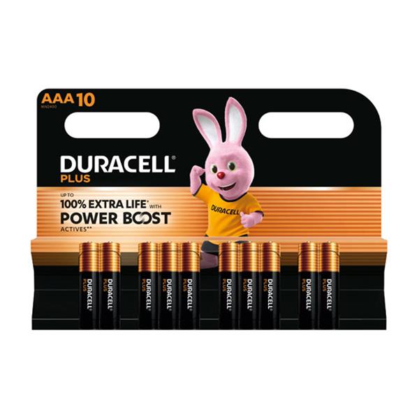 PILA ALCALINA POWER BOOST LR03-AAA PACK 10 DURACELL