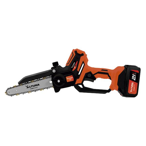 SIERRA PODADORA A BATERIA 21V 4AH 2 CADENAS TITANIO