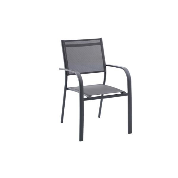SILLON ALUMINIO TEXTILENE 4X4 ANTRACITA
