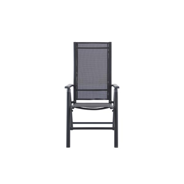 SILLON POSICIONES ALUMINIO TEXTILENE 4X4 ANTRACITA