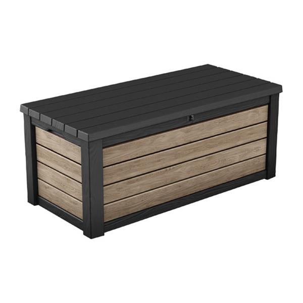 ARCON DE RESINA IMITACION MADERA WALNUT 454 L 70X145X60CM