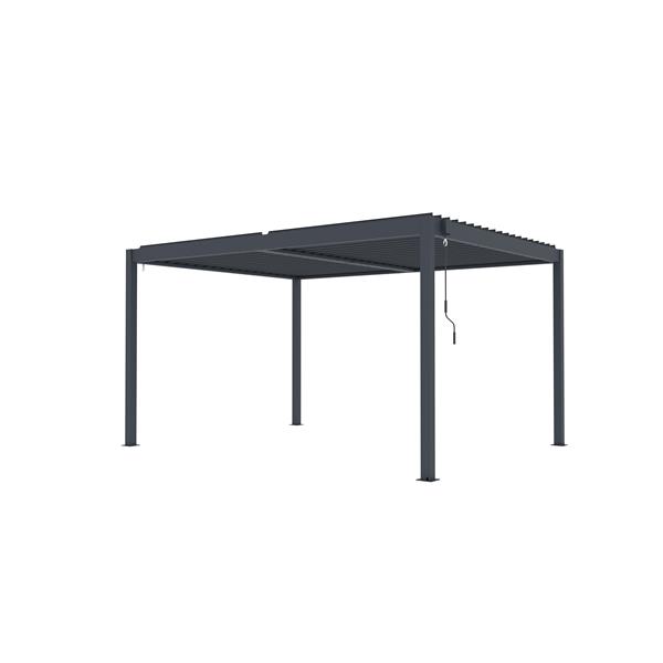 PERGOLA BIOCLIMATICA 2,98 X 3,88 MT ANTRACITA