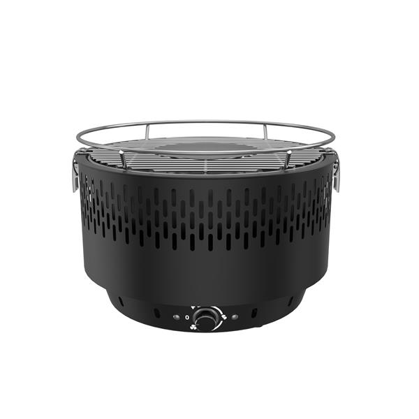 BARBACOA CARBON SOBREMESA &Oslash;25X35CM