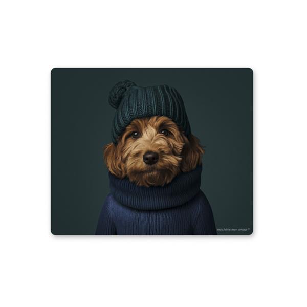 ALFOMBRA VINILICA MOUSE MULTIUSOS 23X19CM CACHOU PERRO