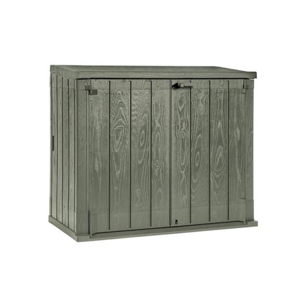 COBERTIZO RESINA STORER PLUS XL 1270 L 145 X 85 X 124,5H VERDE