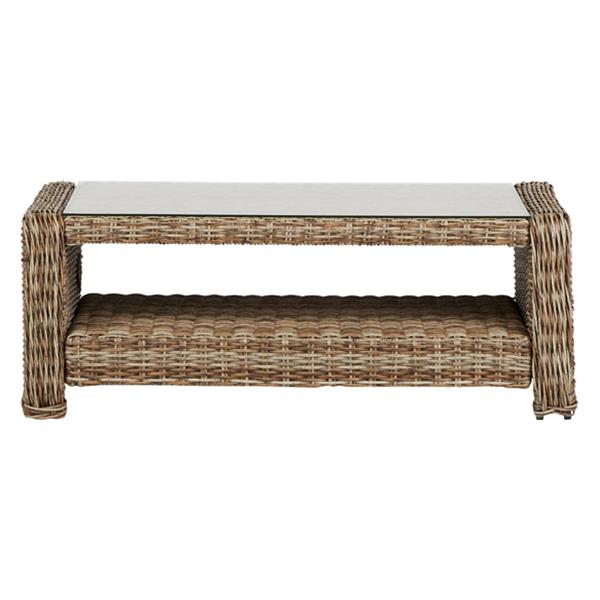MESA BAJA RATAN  NATURAL