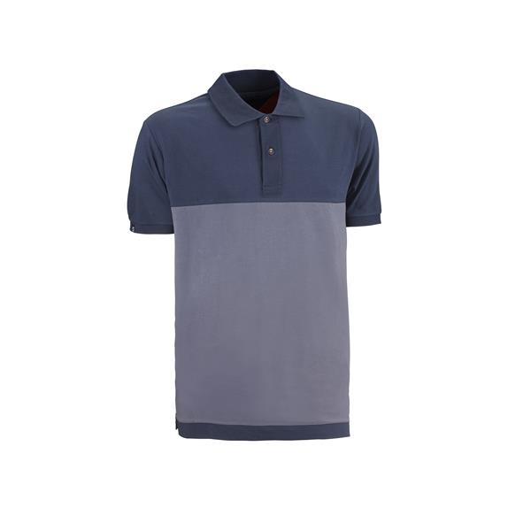 POLO ALGODON / ELASTANO FENIX GRIS / MARINO TALLA XXL
