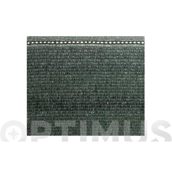MALLA OCULTACION 95 % 1 X 5 MT VERDE OSCURO ROMBULL . 