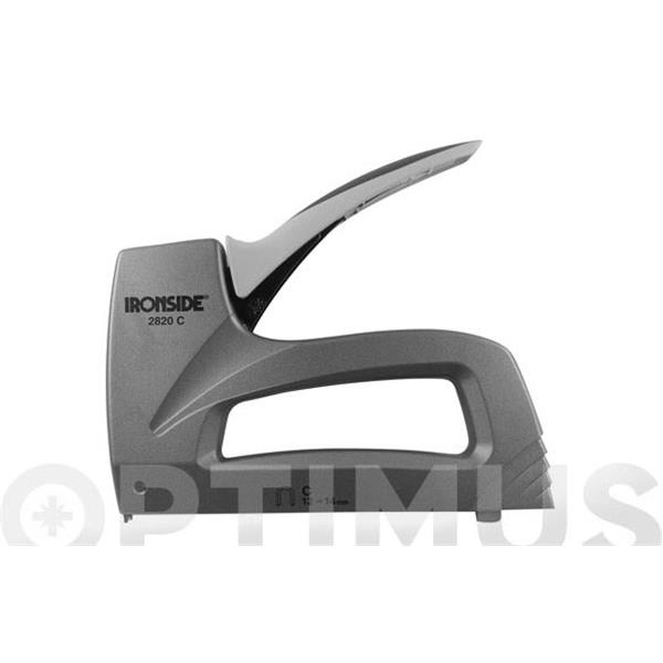 GRAPADORA DE CABLE 2820C PARA GRAPAS TIPO U DE 12 - 14 MM IRONSIDE 