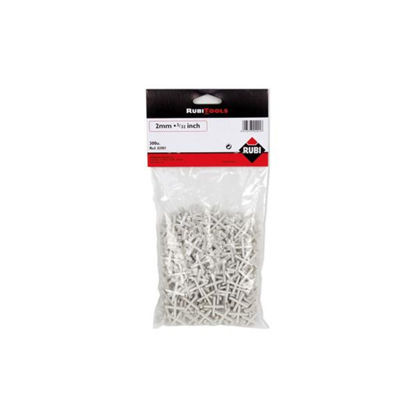 CRUCETA PARA JUNTAS 2 MM 300 UDS RUBI