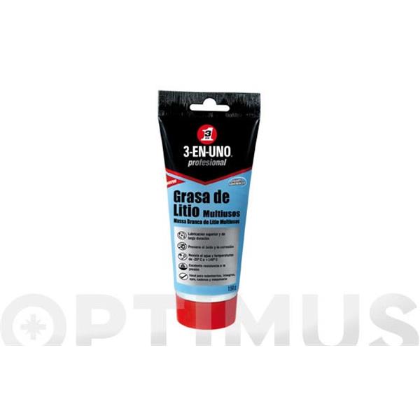 GRASA DE LITIO MULTIUSOS TUBO 150 GR WD-40