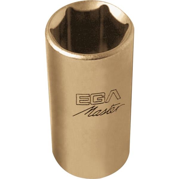LLAVE DE VASO 1/2" - 6 MM SERIE LARGA ANTICHISPA  Cu-Be. (6 CANTOS)
