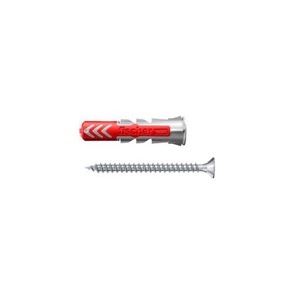 TACO + TORNILLO DUOPOWER 5 X 25 MM 18 UD. FISCHER