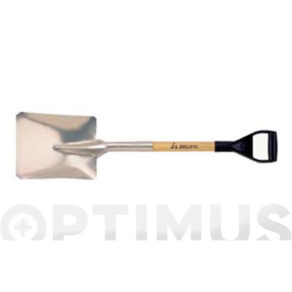 PALA ALUMINIO ALIMENTACI&Oacute;N Y NIEVE CON MANGO ANILLA 1000 MM 155 X 245 MM BELLOTA
