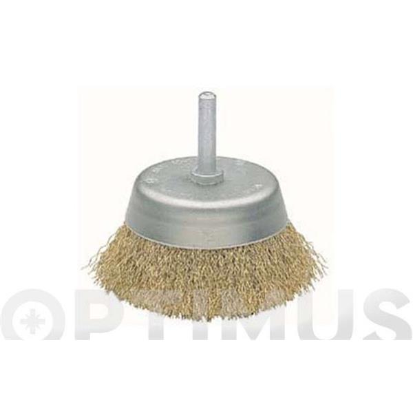CEPILLO TAZA DE ACERO LATONADO PARA BRICOLAJE &Oslash; 75 MM BELLOTA