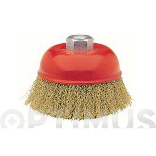 CEPILLO TAZA INDUSTRIAL DE ACERO LATONADO &Oslash;100MM BELLOTA