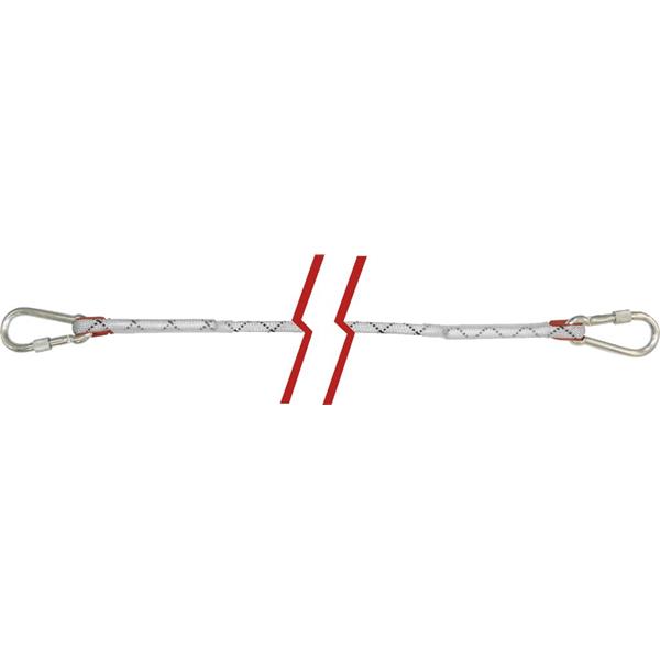 LANYARD ANTI-CA&Iacute;DA ACO CUERDA ESCALADA CON MOSQUETON CAP.10 KG ACO  66105  EGAMASTER