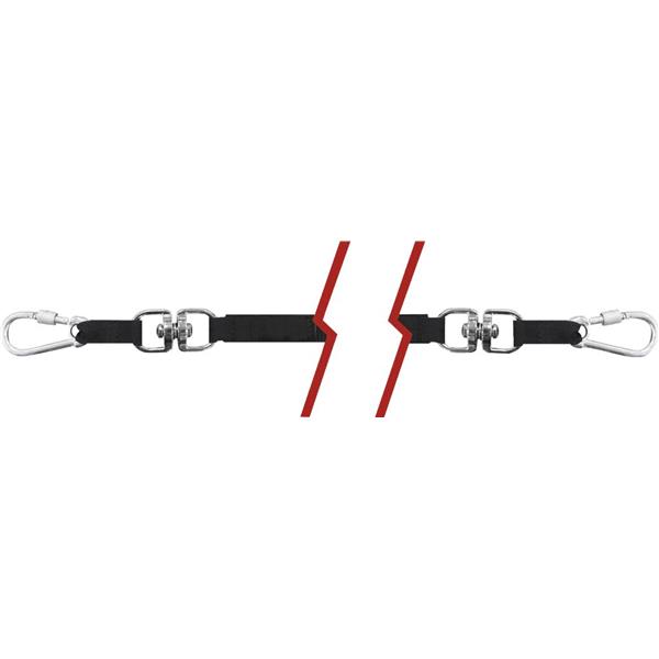 LANYARD CON MOSQUETON SIN CLIP CAP 3 KG CON QUITAVUELTA ACO  66116  EGAMASTER