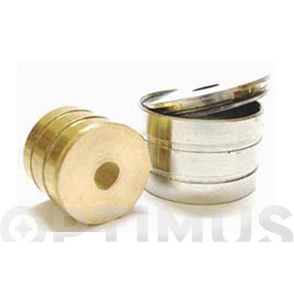 SOPORTE LATERAL BARRA STOR &Oslash; 12 MM CROMADO PAQ. 50 UDS