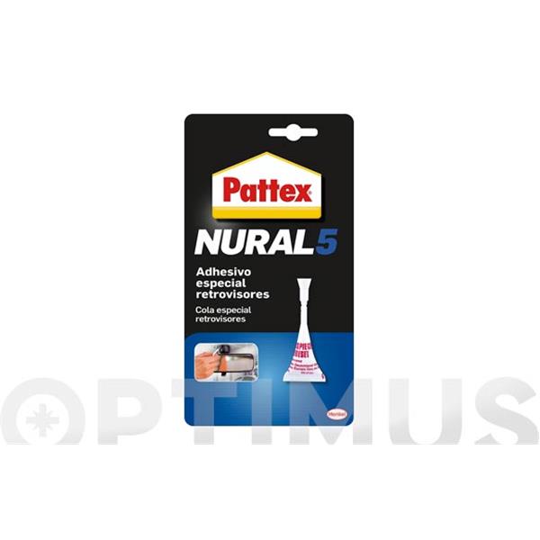 ADHESIVO NURAL 5 PARA RETROVISORES 5 ML PATTEX