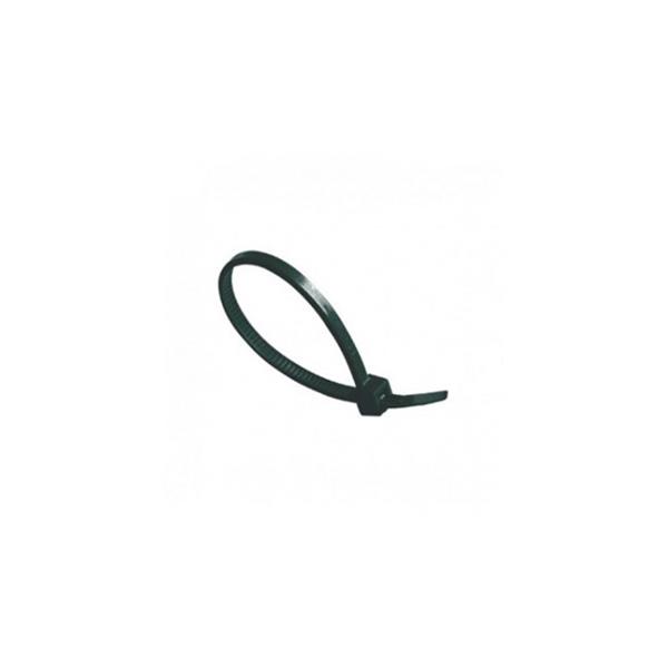 BRIDA NYLON DENTADA NEGRA 7.5 X 750 MM PAQ 100 UD